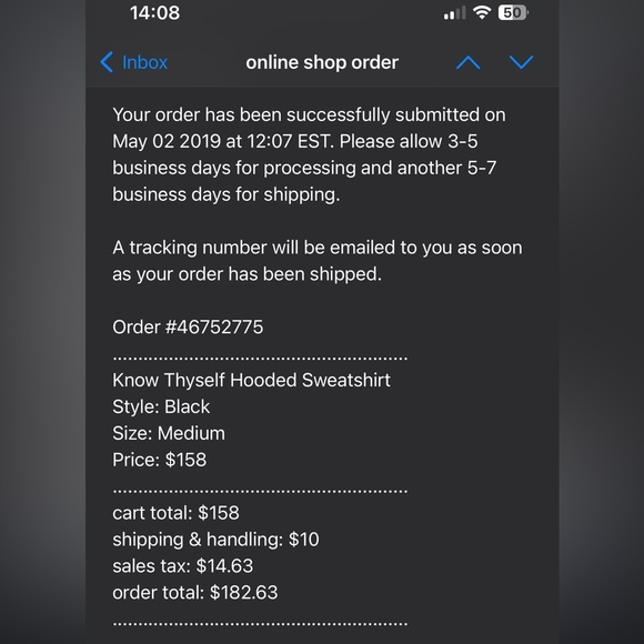 Authentic Supreme Know Thyself Hoodie | Black | Size M - Picture 9 of 9